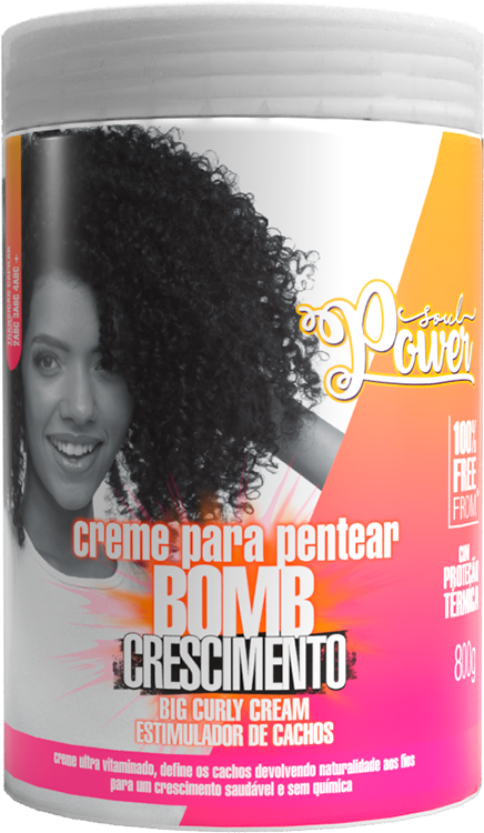 CURLY CREAM BOMB CRESCIMENTO SOUL POWER 800g