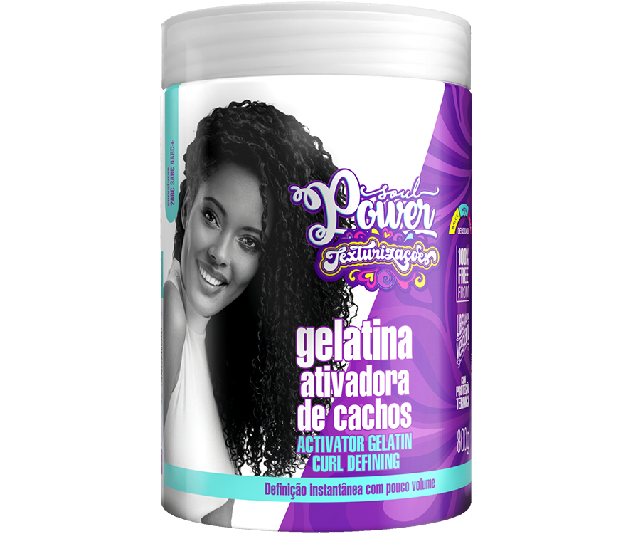 GELATINA ATIVADORA DE CACHOS TEXTURIZA&Ccedil;&Otilde;ES 