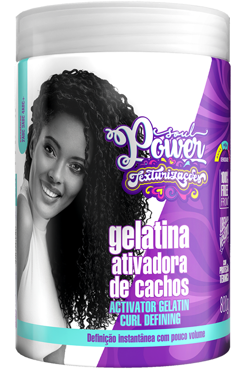 GELATINA ATIVADORA DE CACHOS TEXTURIZA&Ccedil;&Otilde;ES 